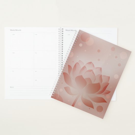Rode Lotus Glow Hardcover Planner (Display)