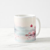 Rode Lotus op uw Mok (Voorkant rechts)