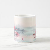 Rode Lotus op uw Mok (Center)