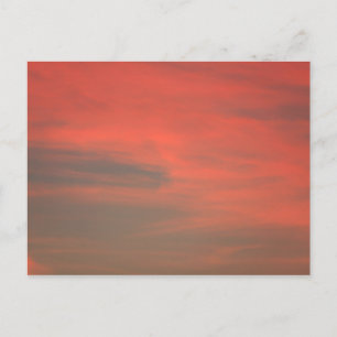 Rode lucht ansichtkaart briefkaart