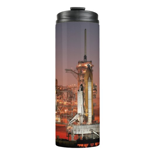 Rode lucht bij de lancering van Spaceshuttle Atlan Thermosbeker (Voorkant)