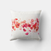 Rode lucht bloemen kussen (Achterkant)