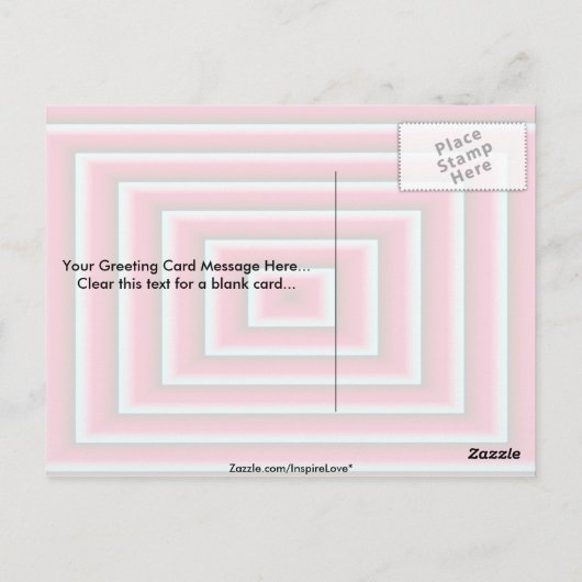 Rode lucht briefkaart (Achterkant)