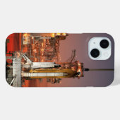 Rode lucht voor Spaceshuttle Atlantis bij de lance Case-Mate iPhone Case (Achterkant (horizontaal))