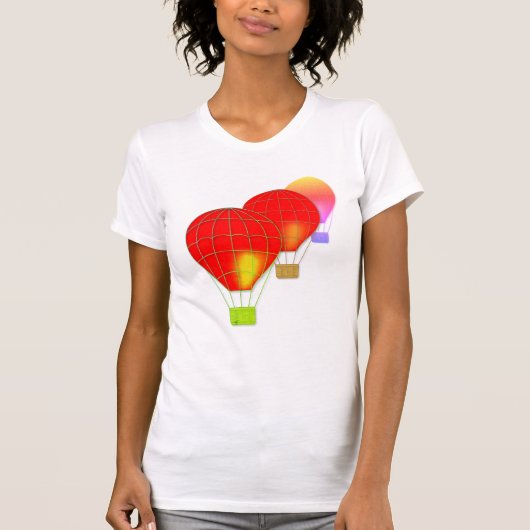 Rode luchtballon t-shirt (Voorkant)