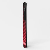 Rode luidspreker en geluidsgolven Case-Mate iPhone case (Achterkant/links)