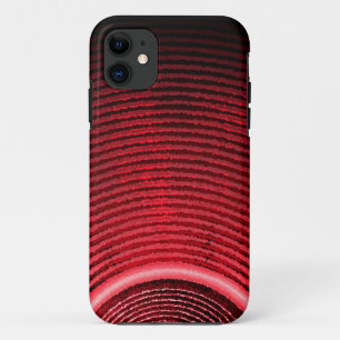 Rode luidspreker en geluidsgolven Case-Mate iPhone case