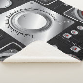 Rode luidsprekers met versterker- en bedieningskno sherpa deken (3/4)