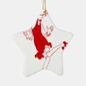 rode luier keramisch ornament (Rechts)