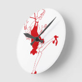 rode luier ronde klok (Hoek)