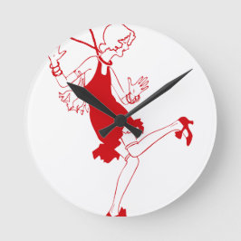 rode luier ronde klok