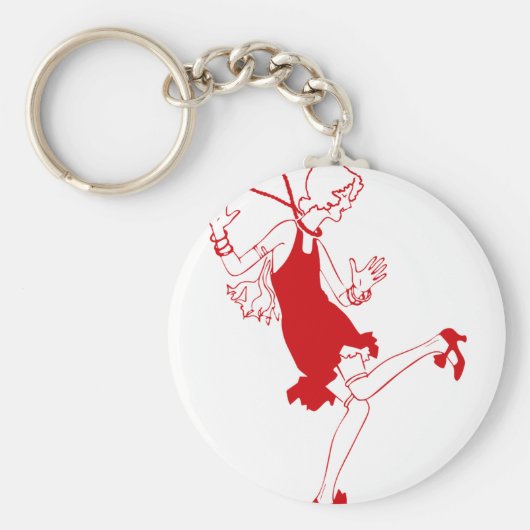 rode luier sleutelhanger (Voorkant)