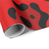 rode luipaard cadeaupapier (Rol Hoek)