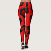 rode luipaard leggings (Achterkant)