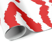 Rode luipaard patroon cadeaupapier (Rol Hoek)