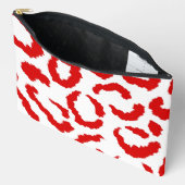 Rode luipaard patroon etui (Open)