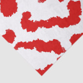 Rode luipaard patroon tissuepapier (Detail)