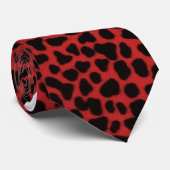 Rode luiphuid stropdas (Opgerold)