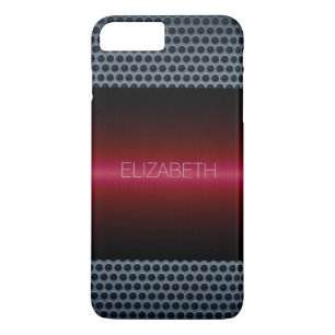 Rode Luxe roestvrij stalen metalen blik Case-Mate iPhone Case