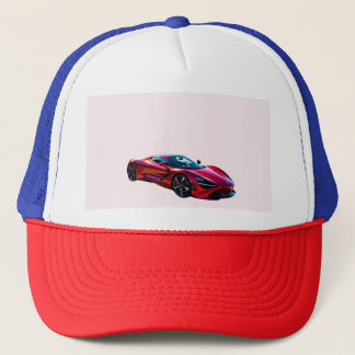 Rode Luxe Sportwagen – Modern Supercar Design Trucker Pet