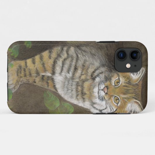 Rode lynx Case-Mate iPhone case (Achterkant (horizontaal))