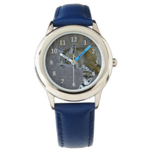 Rode lynx horloge