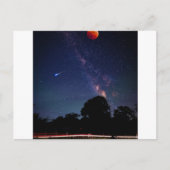 rode maan briefkaart (Voorkant)