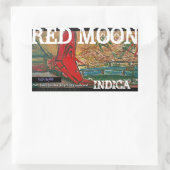 RODE MAAN INDICA RECHTHOEKIGE STICKER (Tas)