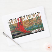 RODE MAAN INDICA RECHTHOEKIGE STICKER (Envelop)