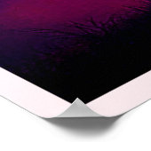 Rode Maan Schaduw Vrouw Mysterie Design Poster (Hoek)