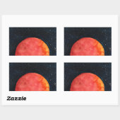 Rode Maan Stelsel Stickers (Vel)