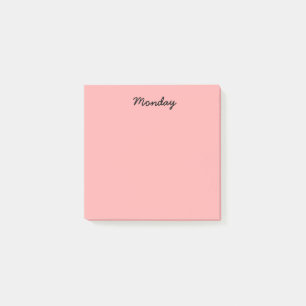 Rode maandag post-it® notes