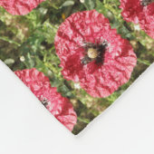 rode maandop met blaasje fleece deken (Hoek)