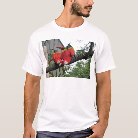 Rode Macaws 1.JPG T-shirt (Voorkant)