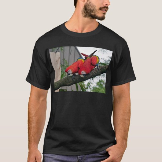 Rode Macaws 2.JPG T-shirt (Voorkant)