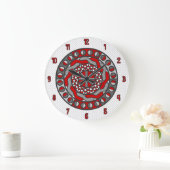 Rode Machineklok Grote Klok (Huis)