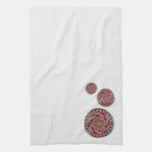 Rode Machinerie Handdoek (Verticaal)