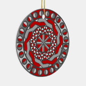 Rode machinerie ornament (Rechts)
