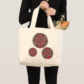 Rode machinerietas grote tote bag (Voorkant (product))