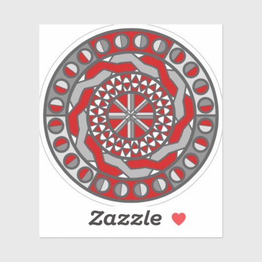 Rode Machinery Contour Sticker (Vel)