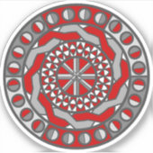 Rode Machinery Contour Sticker (Voorkant)