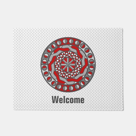 Rode machines Doormat Deurmat (Voorkant)