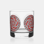 Rode Machines Whisky Glas (Links)