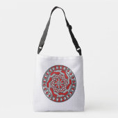 Rode Machinesall-over-print tas (Achterkant)