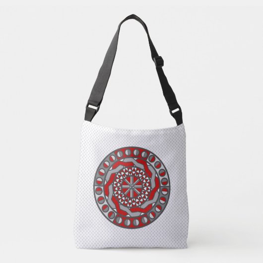 Rode Machinesall-over-print tas (Voorkant)