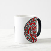 Rode Machineserie Mok (Voorkant rechts)