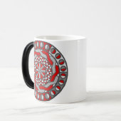 Rode Machineserie Mok (Voorkant links)