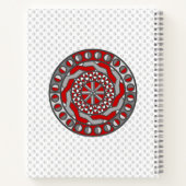 Rode Machinespiraal Notitieboek (Achterkant)