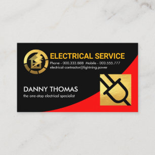 Rode Machtscurve Gouden Stopmaat Visitekaartje