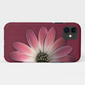 Rode Madelief op Wijn Leerprint Case-Mate iPhone Case (Achterkant (horizontaal))